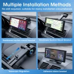 11.3 inch 4K Car DVR Carplay Android Auto Rotatable Lens Dashcam GPS Navigation Dashboard FM AUX Rear Camera Video Recording 3