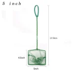 Portable Fish Net Long Handle Aquarium Accessories Fish Tank Landing Fishing Net Fish Migrate Cleaning Maintenance Tool Parts 4