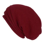 Winter Baggy Slouchy Beanie Hat Wool Knitted Warm Cap for Men Women Beanie Oversized Winter Hat for Skiing cappello uomo 5