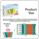 Accordion Toy for Kids Musical Indoor and Outdoor Playing Musical Instrument Educational Toys Gifts for Toddlers Boys Girls 6