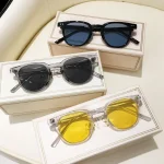 New Vintage Square Sunglasses Women Men Luxury Brand Small Round Sun Glasses Female Small Eyewear Sunglasses for Male Female 2
