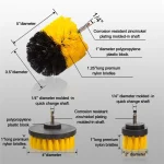 Free shipping 3 pcs/set electric scrubber drill clean brush for baseus official store car gadgets and accessories 2
