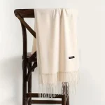 Women's Pashmina Scarf Shawls Soft Cashmere feeling Headscarf Travel Office Winter  Warm Hijabs Solid Lady Wraps Female Bandana 5