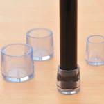 16/18/25/30mm Chair Leg Caps Rubber Feet Protector Pads Non-slip Transparent Table Covers Furniture Leveling Feet Decor 5