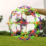 Large Retractable Ball, Expandable Breath Ball Toy Ball, Calming and Stress Relief Toys, Yoga Relaxation Accessories 4