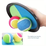 1Set Kids Sucker Sticky Ball Toy Outdoor Sports Catch Ball Game Set Throw And Catch Parent-Child Interactive Outdoor Toys 2