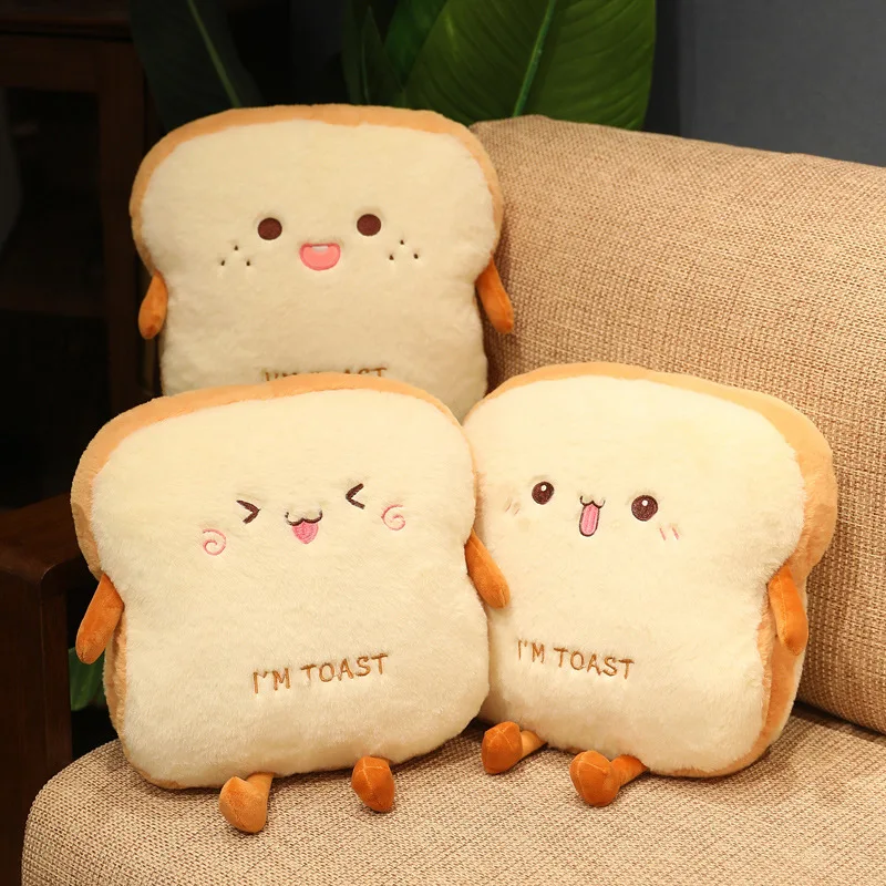 35cm Plush Bread Pillow Soft Toast Simulation Food Doll Warm Hand Cushion Home Decor Cute Kids Toy Birthday Gift 35cm Plush Bread Pillow Soft Toast Simulation Food Doll Warm Hand Cushion Home Decor Cute Kids Toy Birthday Gift