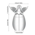 Mini Angel Wings Commemorative Pet Urn Ash Jar Dog Commemorative and Funeral Supplies 6