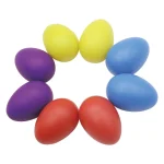 10Pcs Egg Shakers Musical Instruments Percussion Egg for Kids Puzzle Toys Easter Egg Shaker for Early Education Learning Gifts 4