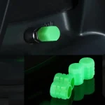 1-20PCS Luminous Car Tire Valve Cap Fluorescent Night Glowing Decor Motorcycle Bike Wheel Nozzle Dustproof Tyre Valve Stem Caps 2