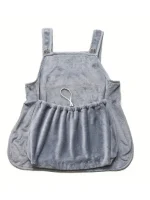 Cozy Pet Carrier Apron For Small Cats And Dogs - Perfect For Outdoor Winter Travel - Features Hanging Chest Bag And Cat Sleeping 4