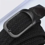 Men's Belt Casual Woven Elastic Belt Outdoor Sports Women's Belt No Need for Punching Climbing Work Belt For Men Women Fashion 3