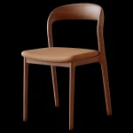 Desk Dining Chair Kitchen Furniture Home Outdoor Living Room Modern Dining Hotel Sets Wooden Relaxing Stuhl Balcony Furniture 3