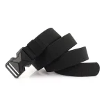 The New Men's 125cm Buckle Belt Nylon Braided Lightweight Breathable Daily Commuter Men's Belt 2