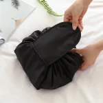 Women Drawstring Cosmetic Bag Travel Storage Makeup Bag Organizer Female Make Up Pouch Portable Waterproof Toiletry Beauty Case 3