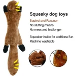 New 45cm Simulated Animal Holster No Stuffing with Squeakers Dog Chew Toy Durable Plush Crinkle Pet Squeak Toys Pet Supplies 4