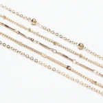 5 Piece Mixed Chain Anklet Set, Bohemian Flat Snake and Twist Bracelets, Layered Summer Foot Jewelry for Women 2