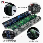 Graffiti Vinyl Wrap Car Wraps Personality Vinyl Paper for Car Wrapping Film Skull Pattern Auto Outdoor Accessories Body Covering 2