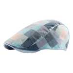 Womens Mens Teens Beret Flat Newsboy Hat Adjustable Irish Cabbie Gatsby Cap Breathable Driving Hunting Hat 2