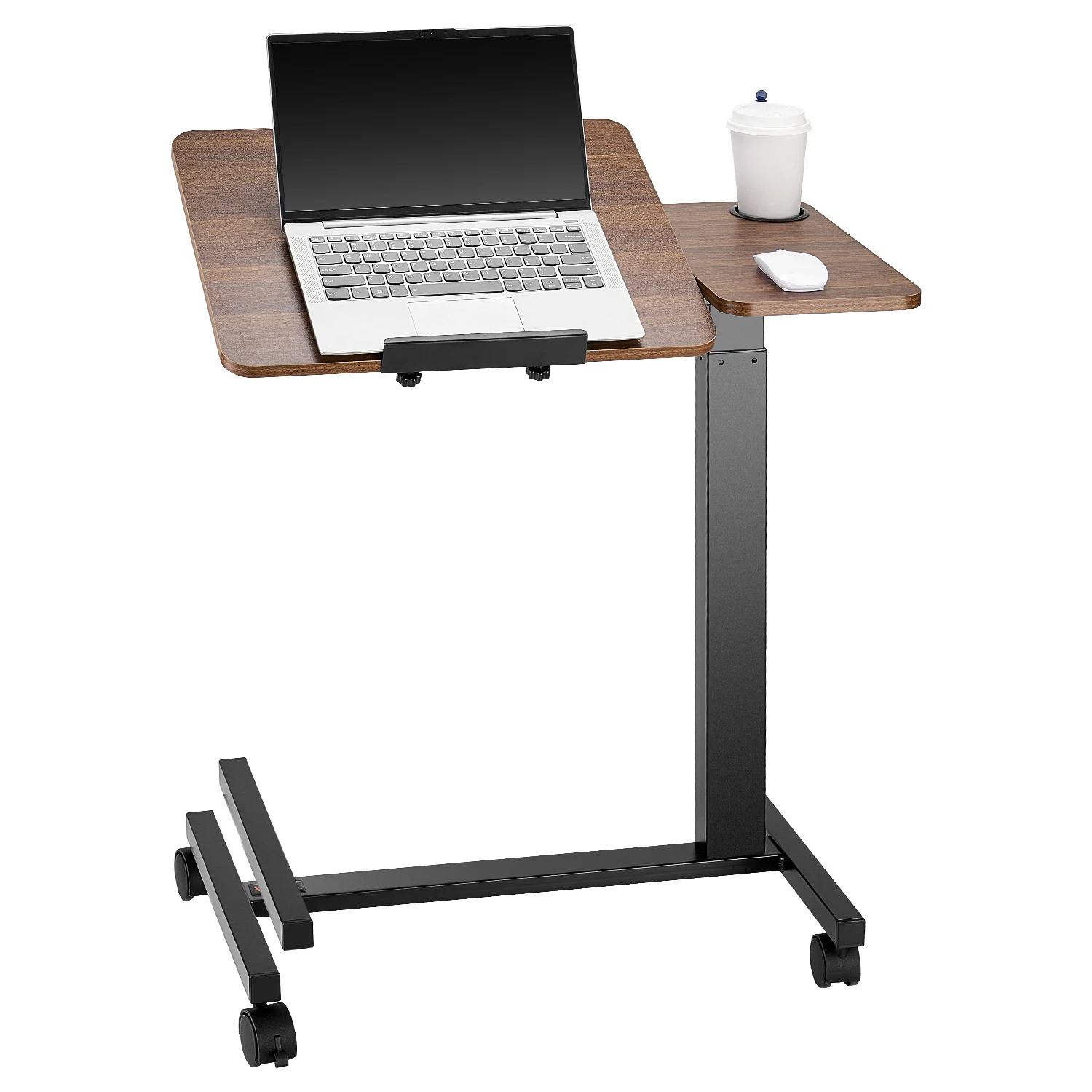 SucceBuy Overbed Table Mobile Bed Side Table with Swivel Casters Height & Angle Adjustable Laptop Desk for Home Office Study SucceBuy Overbed Table Mobile Bed Side Table with Swivel Casters Height & Angle Adjustable Laptop Desk for Home Office Study