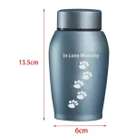 Cremation Memorial Urn Memorable Loose Memorial Pets Gift Burial Cremation Urn Storage Pet Urns for Dogs Ashes Retain Memories 6