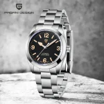 PAGANI DESIGN 2024 New 36MM Men Automatic Mechanical Watches NH35 Sapphire Stainless Steel AR Coating 20Bar Clock Watch for Men 2