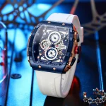 CURREN Top Brand Men's Watches Luxury Square Quartz Wristwatch  Waterproof Luminous Chronograph Watch for Men Date Clock 3