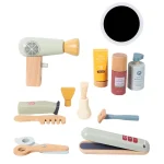 Wooden simulation makeup, playing house, children's toys, hair dryer, cosmetics, princess dressing, girl's birthday 5