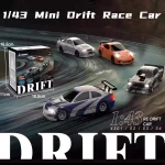 2.4G RC Drift Car 1/43 4WD Remote Control Car High Speed Four Wheel Drive Radio Controlled Mini Racing Car Model Boy Toy Gift 3