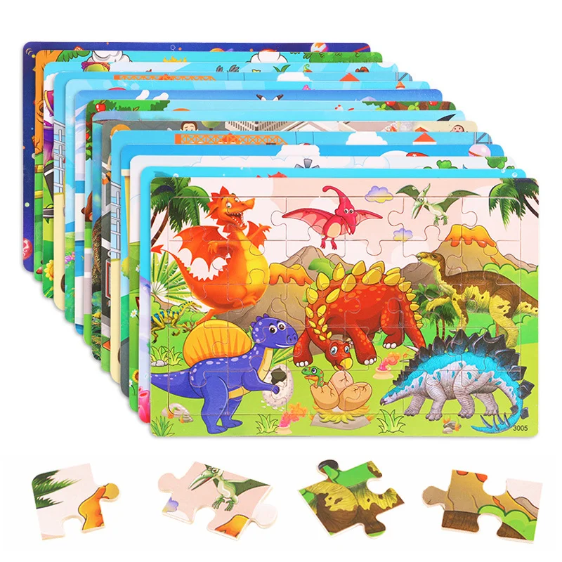 Economy 30piece Montessori 3D Puzzle Cartoon Animal Wooden Jigsaw Puzzle Board Game Educational Toys For Children Gifts Economy 30piece Montessori 3D Puzzle Cartoon Animal Wooden Jigsaw Puzzle Board Game Educational Toys For Children Gifts
