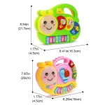 Kid Cartoon Piano Keyboard Game Electronic Multifunctional Toy Animal Sound Flashing Light Baby Instrument Educational Toys Gift 4