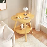 Side Table, Leisure Balcony, Small Table, Modern and Simple Living Room, Small Coffee Table, Bedside Storage 6