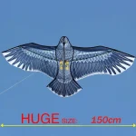 NEW Arrive Outdoor Fun Sports  59 Inch Eagle Kite With Handle And Line For Kids Or Adults Good Flying 5