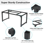 Tribesigns Large Office Desk Computer Table Study Writing Desk Workstation for Home Office Modern Computer Desk 4