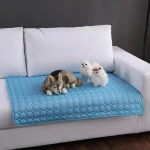 Summer Dog Cooling Mat Pet Cold Bed Extra Large for Small Big Dogs Pet Accessories Cat Durable Blanket Sofa Ice Pad Blanket 2