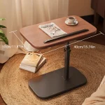 Multifunctional Lift Workstation For Small Space Computer Desk Foldable Bedside Table Adjustable Laptop Home Office Tea Table 6