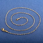 Dainty Women Necklace Glitter Cable Chain Stainless Steel Jewelry Accessories on Neck Collar for Ladies Choker DIY Gift 6