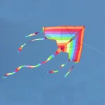Easy Fly Colorful Rainbow Kite Outdoor Fun Sports Beach Kids Children  Buitenspeelgoed Cometas De Viento Outdoor Toys Kites 5