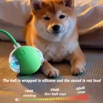 New Dog Interactive Ball Toy,Automatic Rolling Dog Ball Rechargeable,Smart Puppy Interactive Toy,Intelligent Balls Toy for Dogs 4