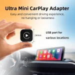 2in1 Wireless CarPlay Dongle Wireless Android Auto Adapter AI Smart Box Car Intelligent Systems For Car With Wired CarPlay 3
