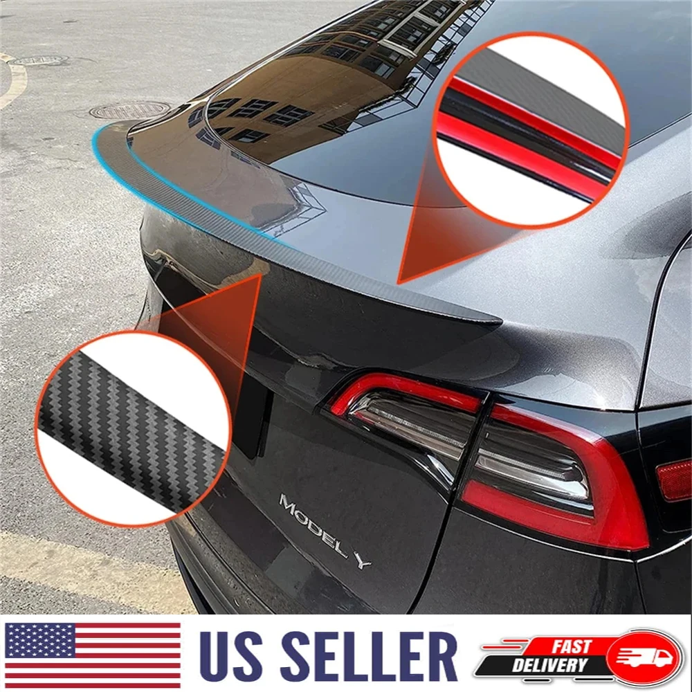 ModelY Juniper 2025 Spoiler Model3 Highland 2024 Accessories Rear Spoilers Wings for Tesla 3/Y 2017-2023 Auto Exterior Parts HOT ModelY Juniper 2025 Spoiler Model3 Highland 2024 Accessories Rear Spoilers Wings for Tesla 3/Y 2017-2023 Auto Exterior Parts HOT