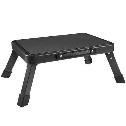 One Step Stool Lightweight Portable Folding Small Step Ladder with Handgrip Non-Slip Mobility Stepping Stool