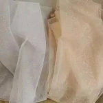 New 45cmX150cm Mesh Sparkle Fabric Soft DIY Sewing Sparkle Tulle Fabric Glitter Sequin Solid Color Decoration Material 2