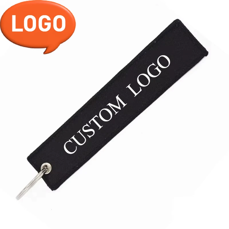 Custom Logo Polyester Keychain Print Name Car Motorcycle Embroider Webbing Key Chain Personalized Ribbon Keyring Men and Women Custom Logo Polyester Keychain Print Name Car Motorcycle Embroider Webbing Key Chain Personalized Ribbon Keyring Men and Women