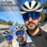 SCVCN New Cycling Glasses Bike Sunglasses Men UV400 Eyewear Outdoor Sports MTB Goggles Bicycle Women Riding Hiking Sunglasses 3