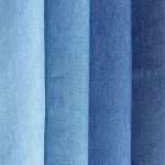 Washed Denim Fabric Cotton Blue Solid Color Thin Light DIY Handmade Dolls Clothing Jeans Skirt Jacket Bag Needlework Material 5
