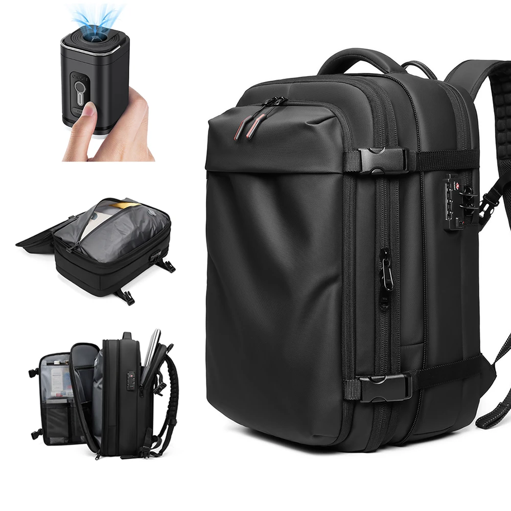 Men Travel Backpack vacuum compression Laptop Backpack 17 inch Extended Large Capacity school Backpack Hiking Business backpack Men Travel Backpack vacuum compression Laptop Backpack 17 inch Extended Large Capacity school Backpack Hiking Business backpack