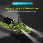 Smart Fixed Speed Cruise Radio Remote Control Fishing Bait Boat 1.5KG 500M Dual Night Light Lure Fishing RC Bait Boat Fishing 2