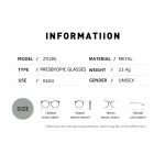 Men Square Metal Large Frame Reading Spring Leg Elderly Presbyopia Glasses Blue Light Blocking Eye Protection Eyeglasses 4