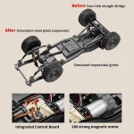 ZWN MN82 MN82S LC79 1/12 Full Scale RC Pickup Short Truck 4WD Remote Control Climbing Off-road Car Toys for Kids Christmas Gifts 3